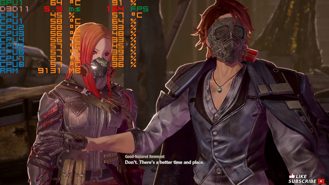 Code Vein (Highest) - GTX 1070 + i7 4790k