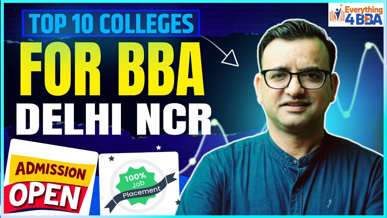 Top 10 BBA Colleges in Delhi NCR 🔥 Best Placement, Fees & Admission Details | Students Must Watch!