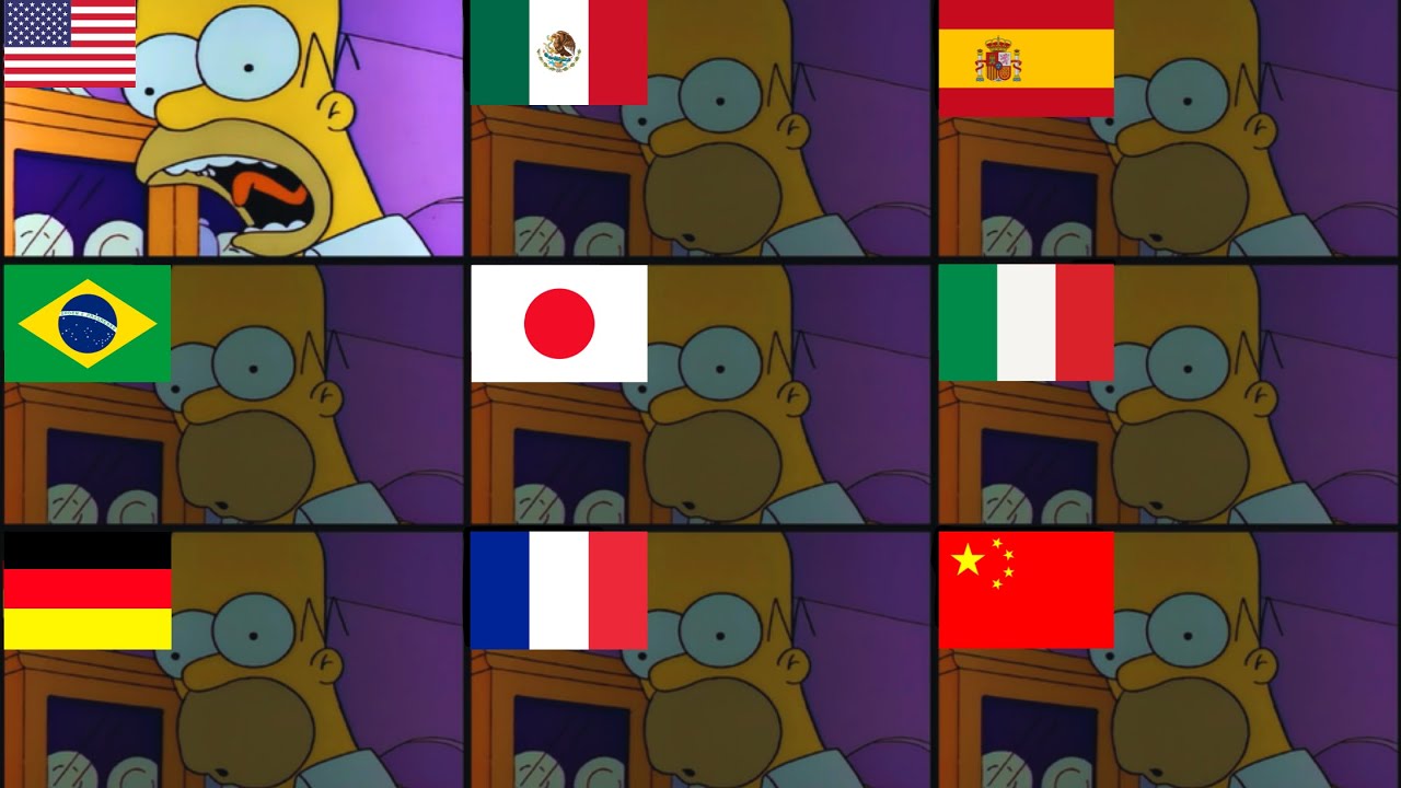 Frases Famosas de Los Simpson en Diferentes Doblajes (Parte 5)