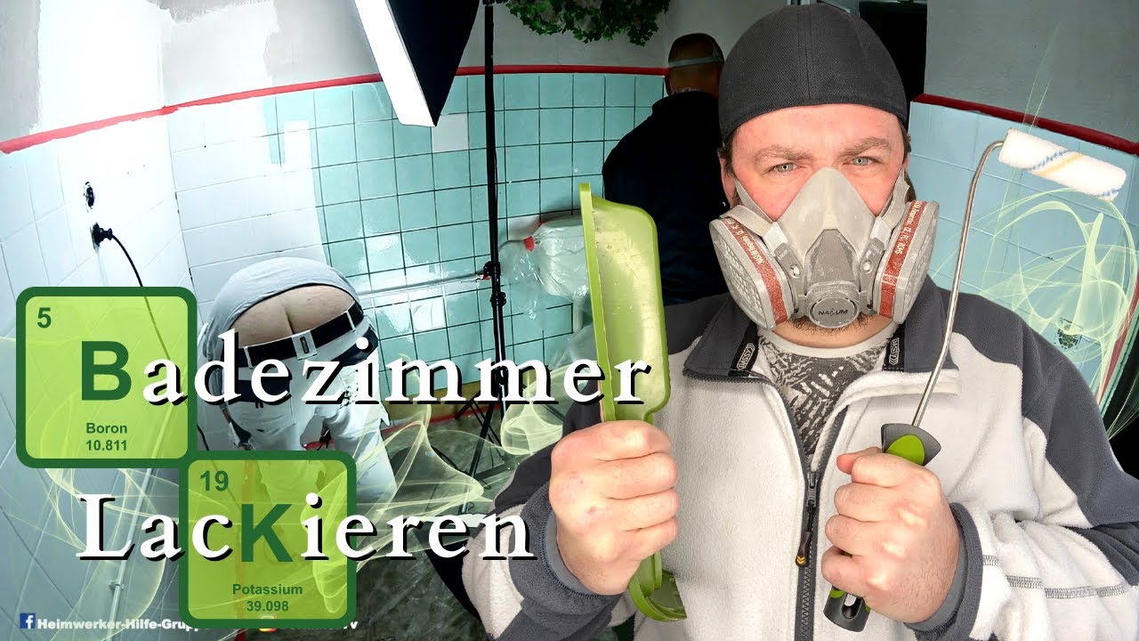 Fliesenlackierung im Badezimmer: Ein kühner Erstversuch mit verblüffenden Ergebnissen