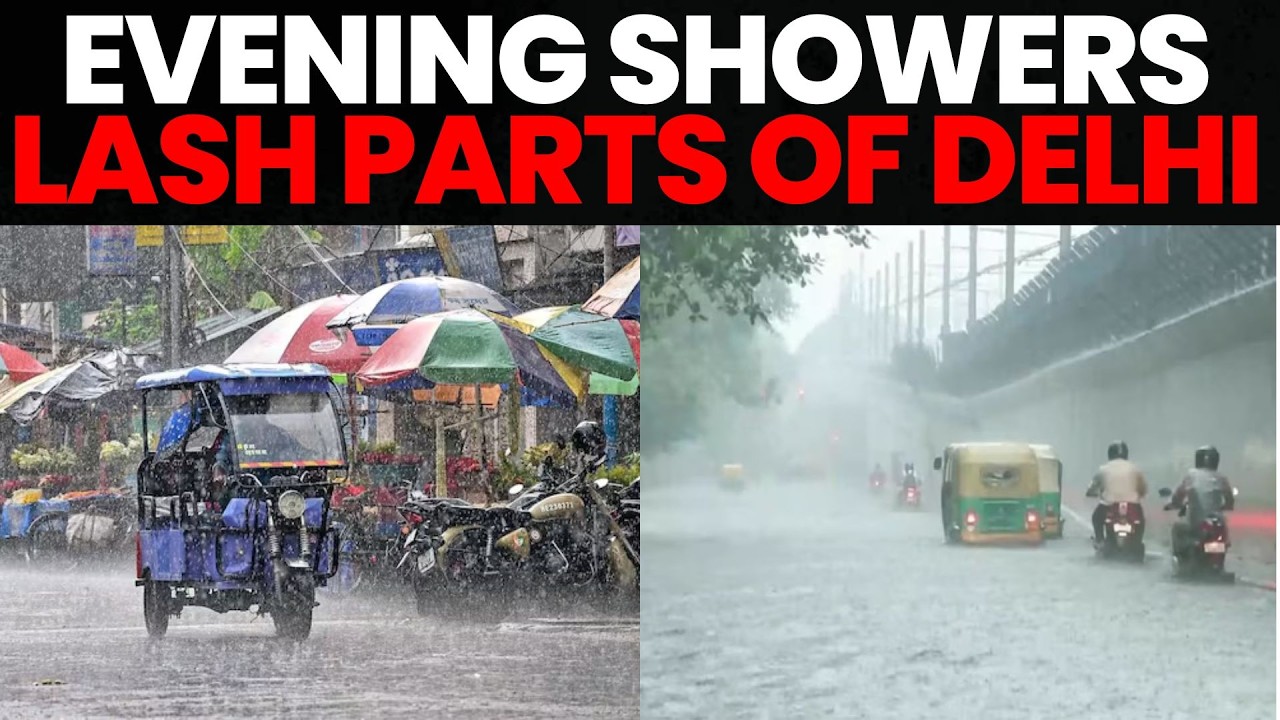 Delhi's Rains News: Visuals from Dwarka Show Intense Downpour | India Today