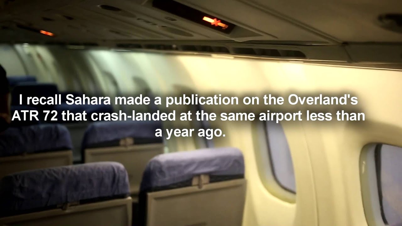 Overland Plane Leaking Water On Passengers As It Rains