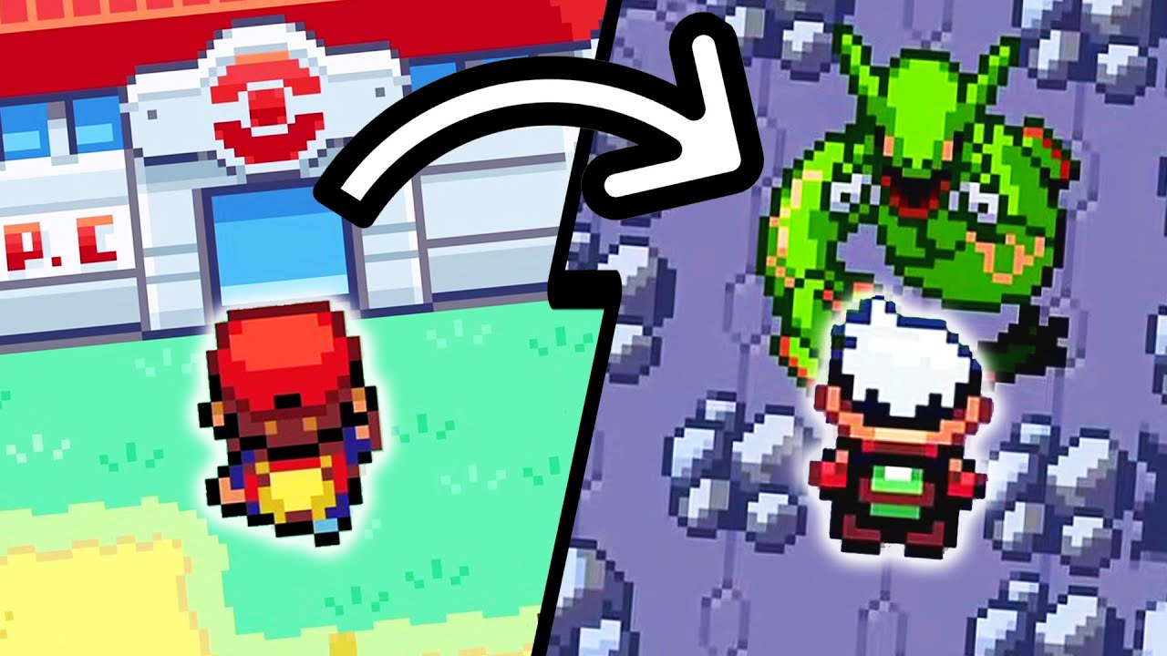 Pokémon Rojo Fuego pero el MAPA está COMBINADO con Esmeralda
