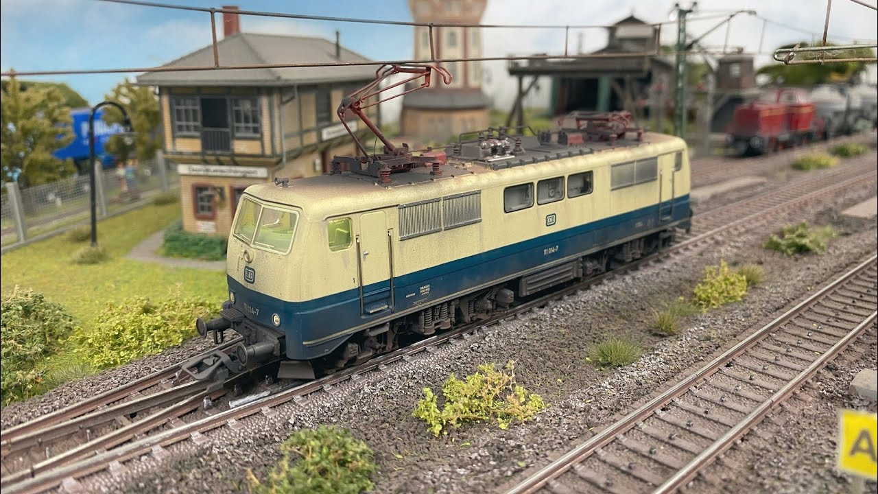 Modelleisenbahn Alterungen Wolbink Album Spur H0 BR111 DB Märklin gealtert patiniert Weathering