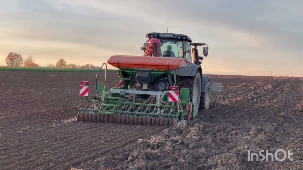 Letzter Weizen 2025 Valtra N154 Amazone ADP #Landwirtschaft