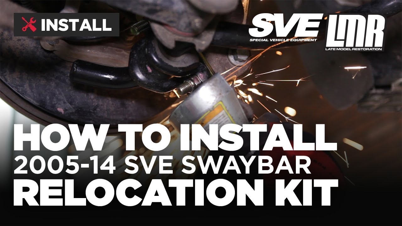 Mustang Swaybar Relocation Bracket Install - SVE (2005-2014)