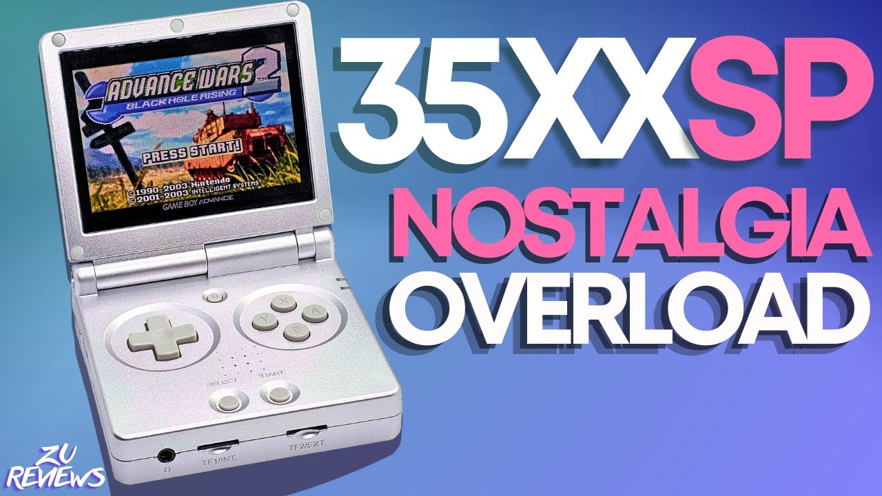 Meet the GBA SP's Final Form: Anbernic RG35XX SP | Zu Reviews!