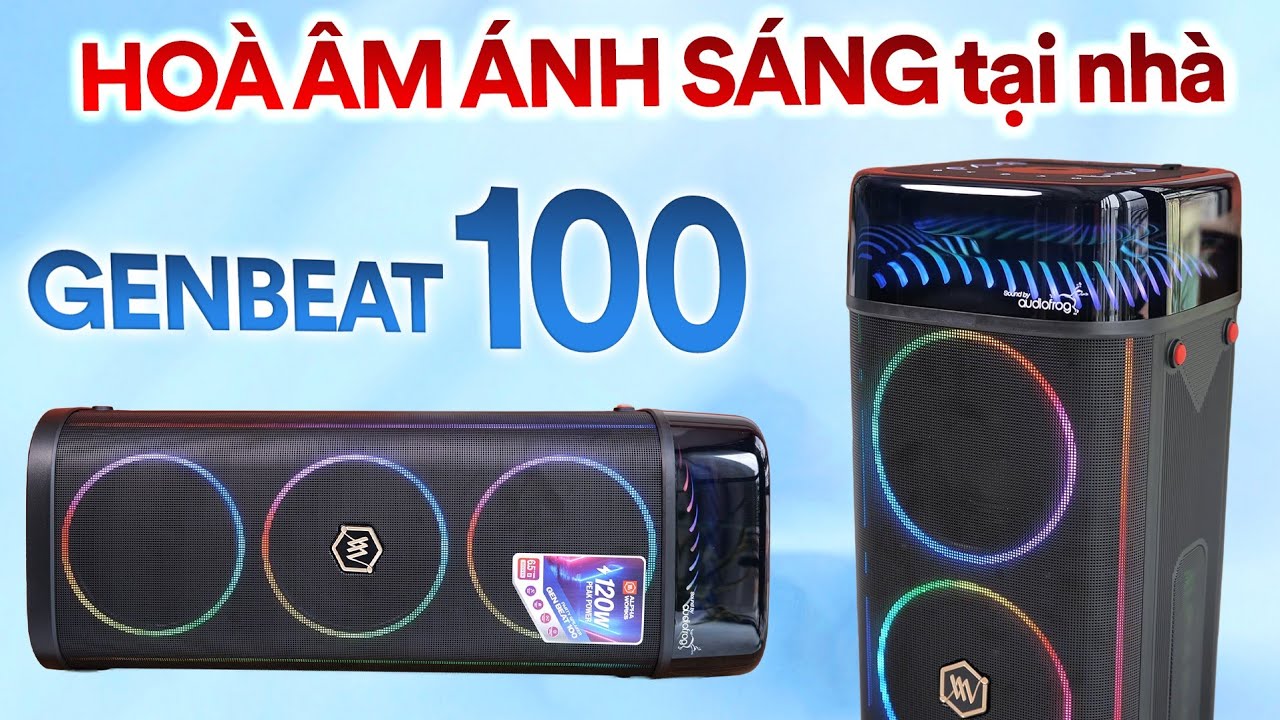 Đây không đơn thuần là loa, nó là NGUYÊN CÁI QUÁN KARAOKE: Alpha Works GENBEAT 100