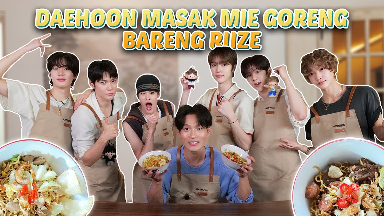 RIIZE Masak Mie Goreng Indonesia… Hasilnya?! @RIIZE_official 