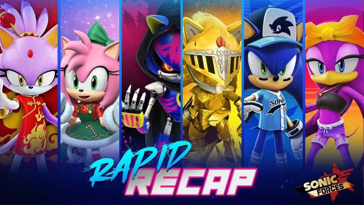 Sonic Forces Speed Battle - Lunar Blaze - JBA - RMS - Excalibur - Slugger Sonic - Tidal Wave