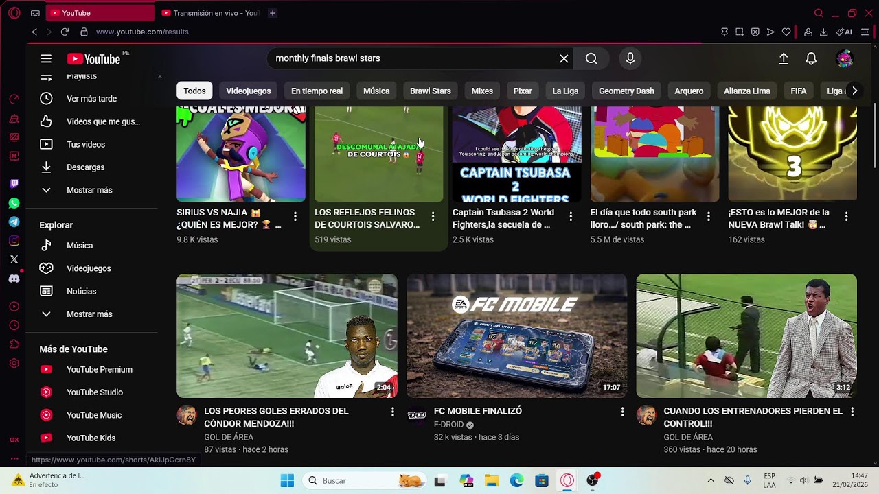 Testeando para transmitir alv xd
