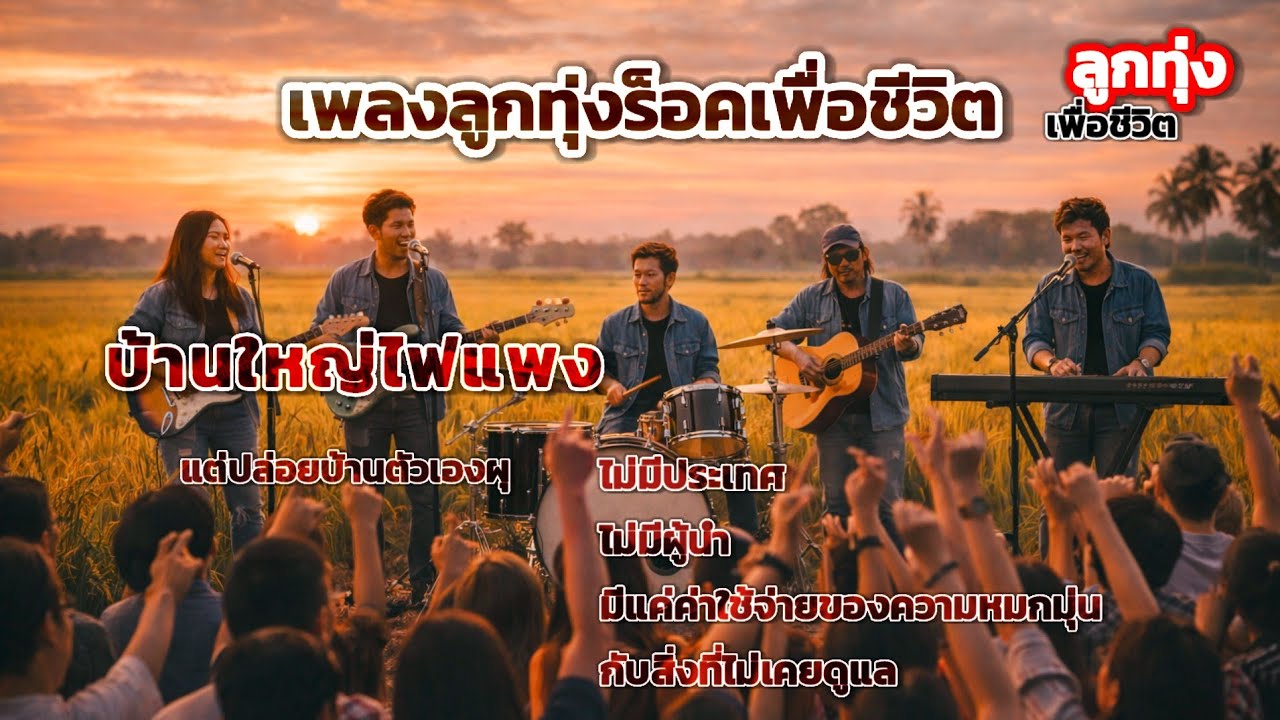 บ้านใหญ่ไฟแพง | แต่ปล่อยบ้านตัวเองผุ | ลูกทุ่งร็อคเพื่อชีวิต (Live) #เพลงลูกทุ่งเพื่อชีวิต #music