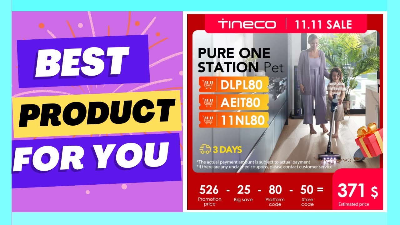 Tineco Pure ONE Station Pet Cordless Vacuum