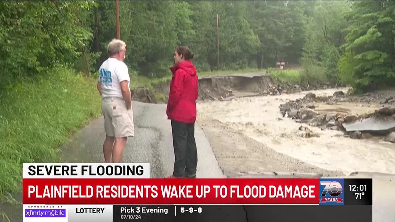 Flooding in Plainfield rips open apartment building, leaves widespread damage