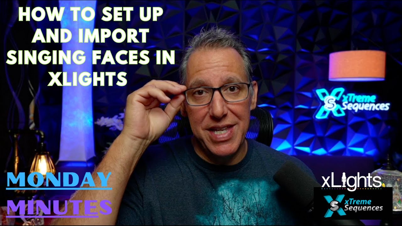 Как настроить и импортировать поющие лица в xLights