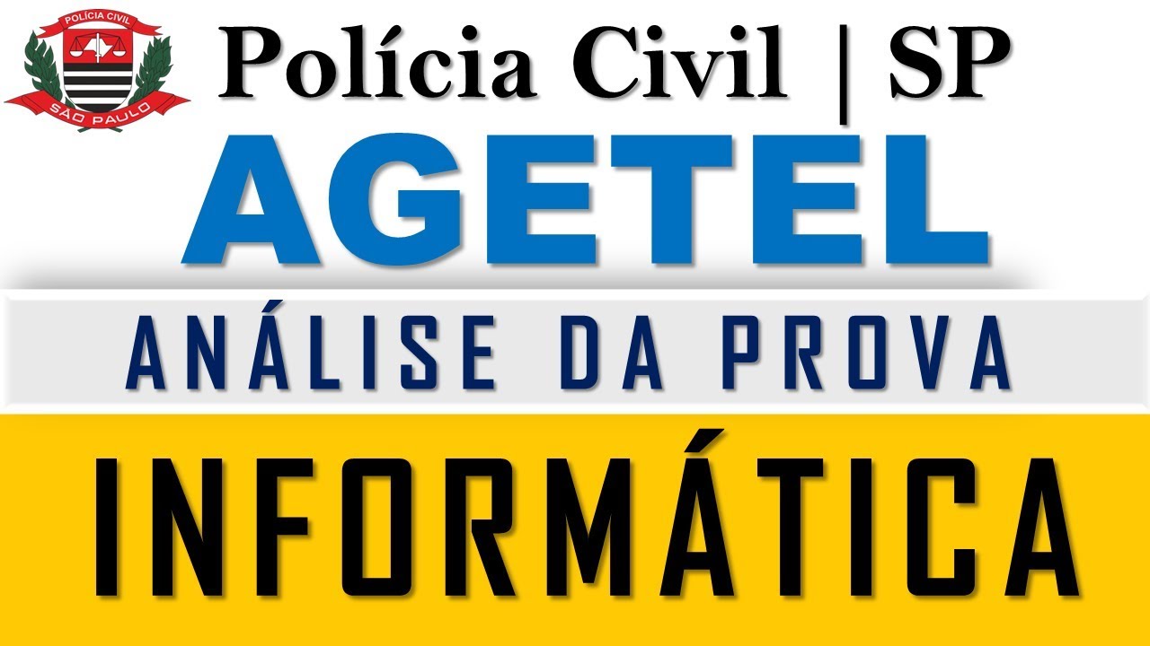 Análise prova Agente Telecomunicações PC-SP 2018 | Fabiano Abreu