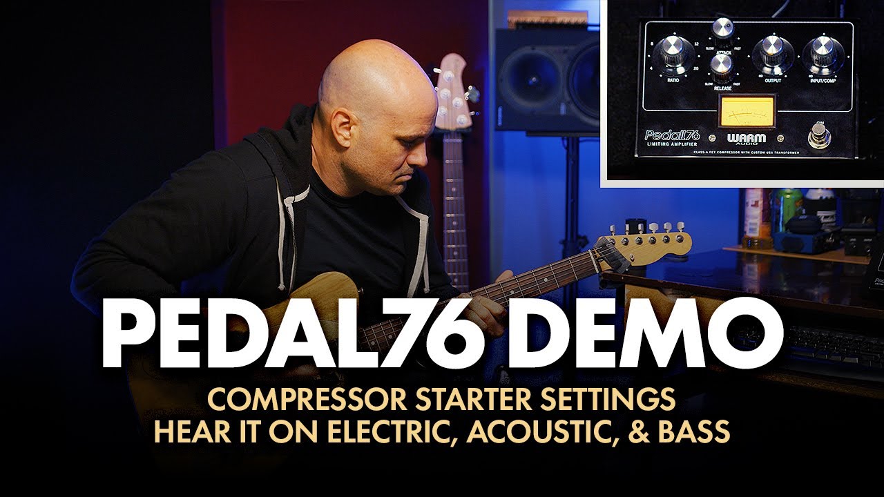 Pedal76 Demo | All-Analog Transformer-Balanced FET Compressor Pedal