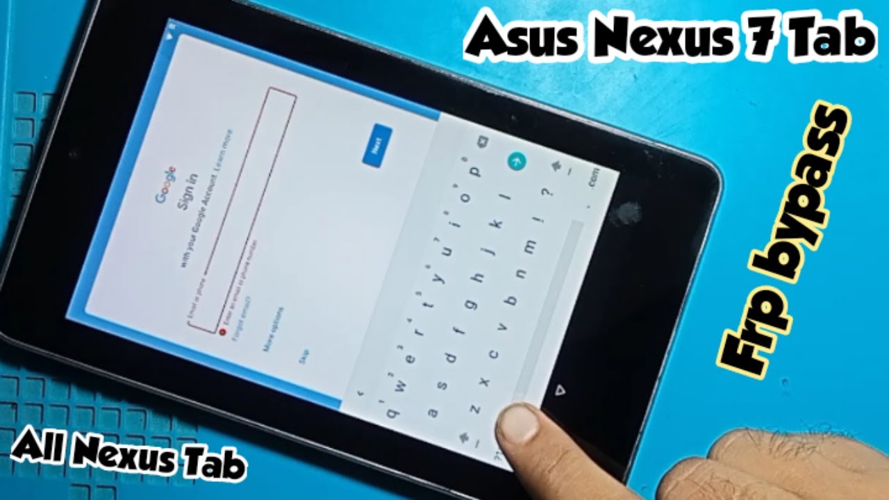 Asus Nexus 7 Frp bypass|Nexus 7 Tab google account unlock|Nexus 7 android 5 frp bypass without pc