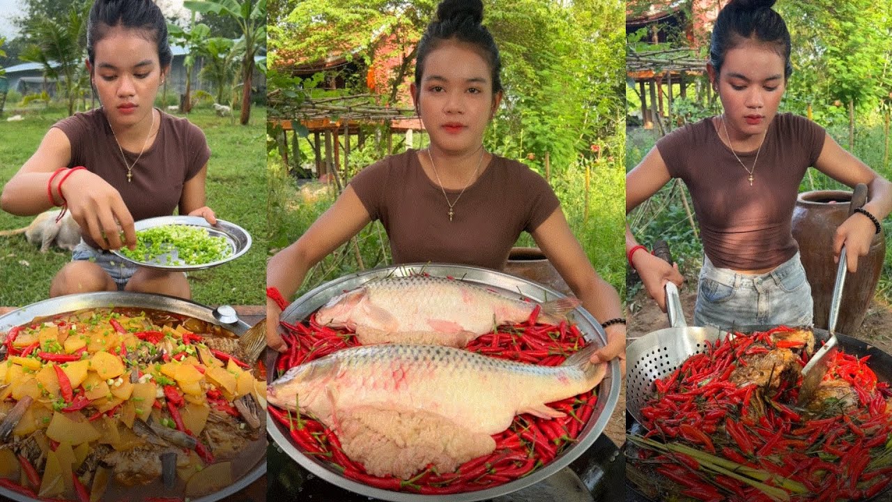 How to cook fish with chili and papaya sauce recipe