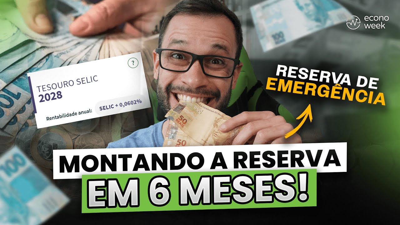 Como Juntar R$10 MIL em 6 Meses mesmo GANHANDO POUCO! 💰 Desafio da RESERVA DE EMERGÊNCIA | REALISTA!