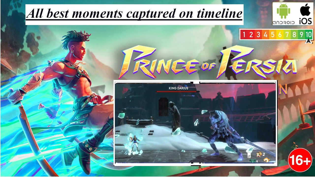 Prince of Persia: The Lost Crown Mobile Walkthrough part 25 | King Darius Fight