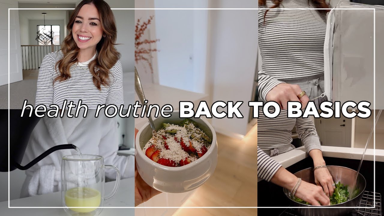 Health Routine | BACK TO BASICS FOR 2024 💫