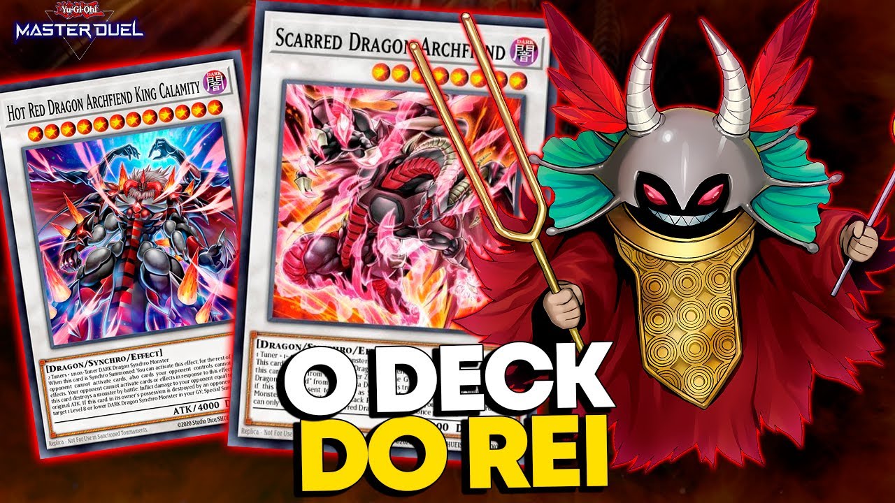 DECK DO JACK ATLAS NO MASTER DUEL!! RED DRAGON ARCHFIEND TÁ BOM DEMAIS!