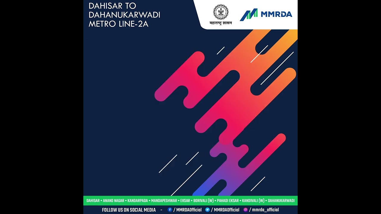MMRDA Metro Line 2A Inauguration Countdown #MumbaiMetro2022
