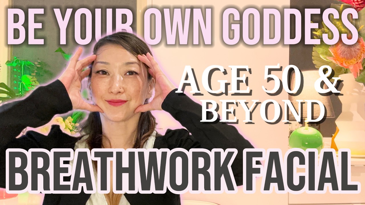 10 YEARS YOUNGER in 7 MINUTES: FACIAL MASSAGE & BREATHWORK For Age 50 & Beyond. Live Like Goddess