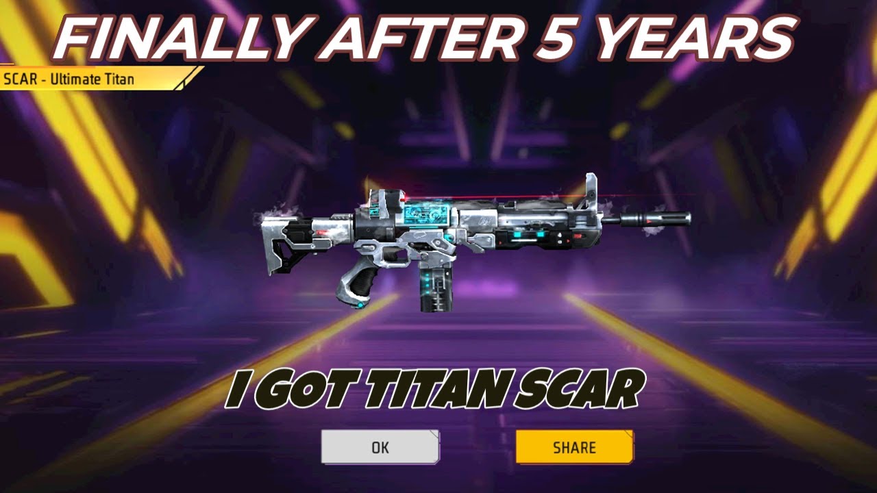 Finally Got Titan Scar. Titan Scar Return In Free Fire.