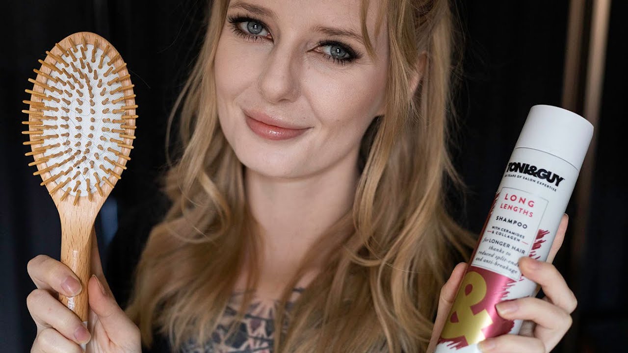 ASMR po Polsku Zajmuje sie Twoimi Wlosami - Masaz glowy, Czesanie, Strzyzenie - Hair Treatment