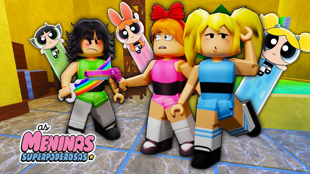 MENINAS SUPERPODEROSAS NO MURDER MYSTERY 2! [ROBLOX]