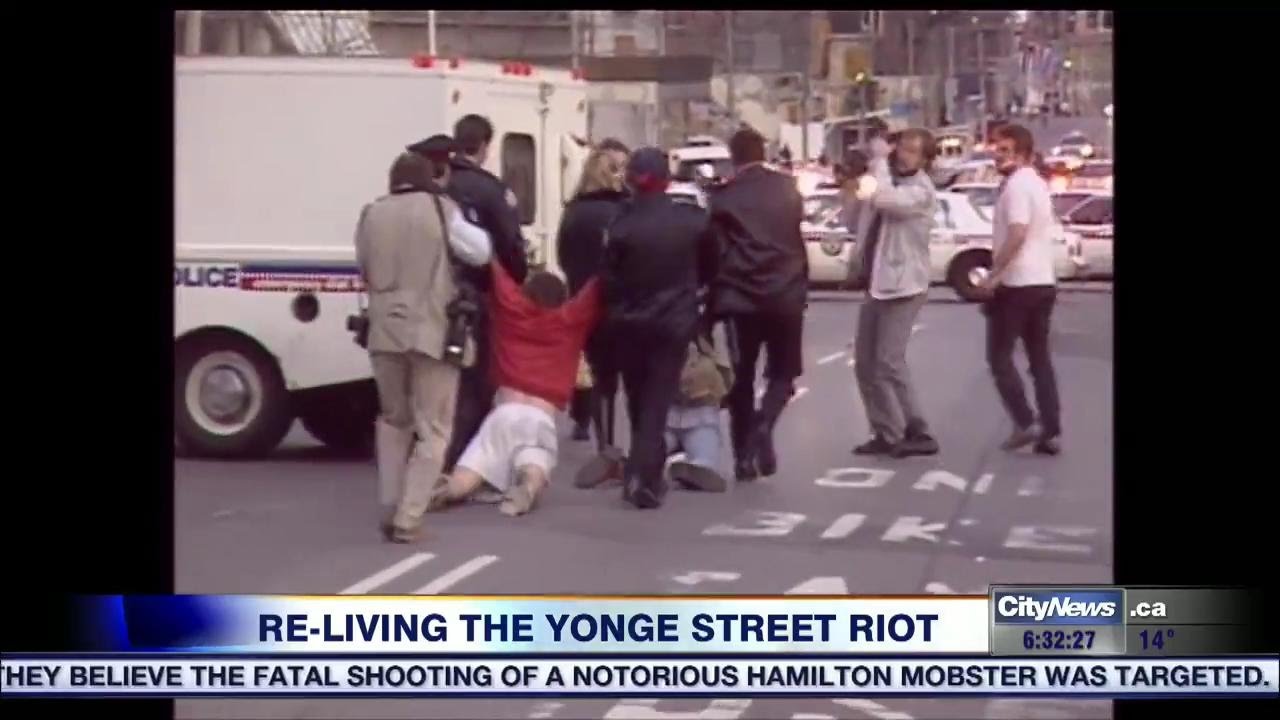 Re-living the Yonge Street riots