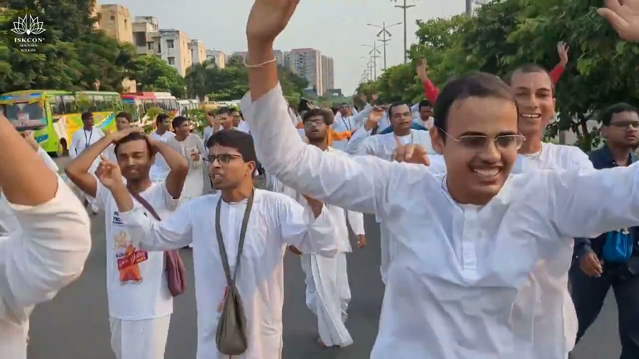 Morning Harinam Sankirtan | ISKCON New Town | Radheshyam Das