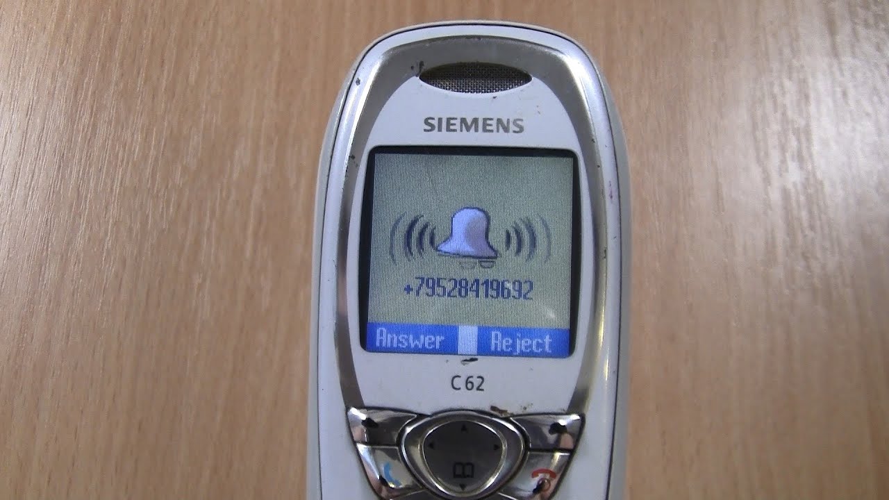 Siemens C62 incoming call