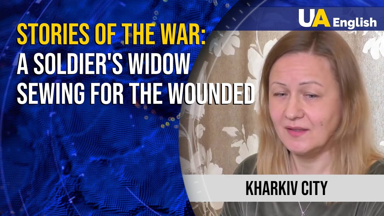 Stories of the war: a soldier's widow sews clothing for wounded Ukrainian servicemen in Kharkiv