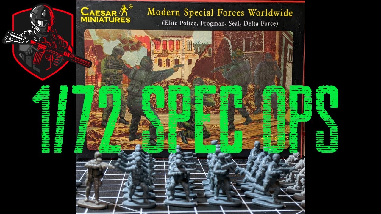 1/72 SCALE MODERN SPEC OPS PLASTIC SOLDIERS | ARMY MEN REVIEW | MOOSEWORKS PLASTIC SOLDIERS
