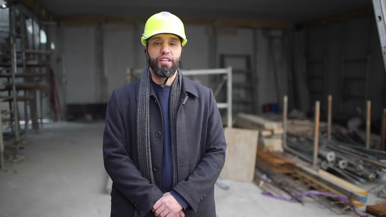 Visite du chantier — Phase 2 de l'extension de la Mosquée Es-Salem | Lyon 3