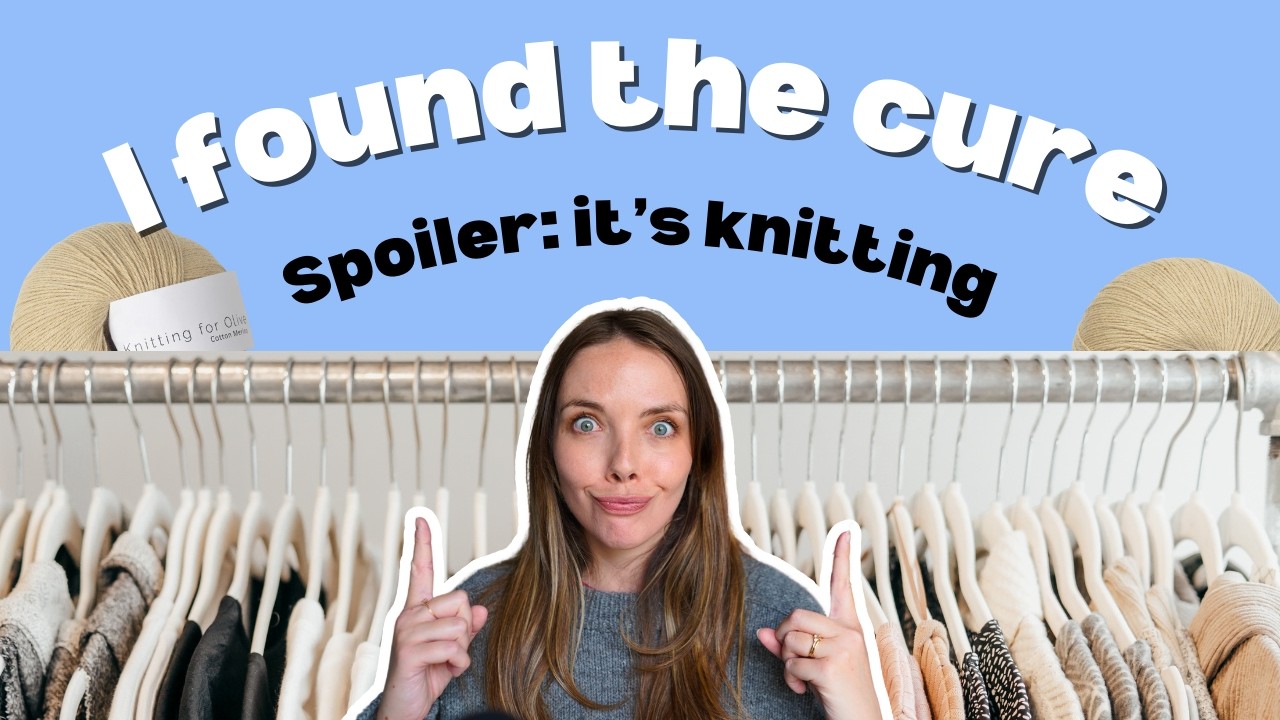 how knitting fixed my clothes addiction 🧶
