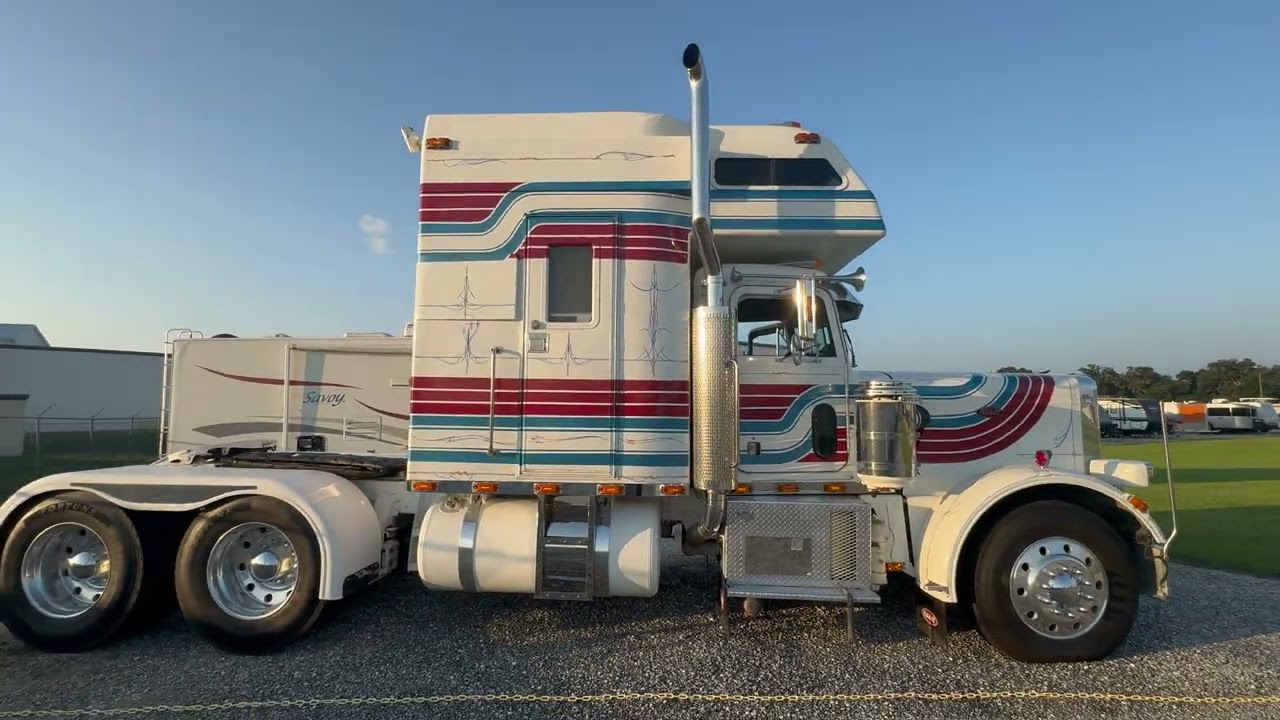 Episode 4: Driving Around The Yard - Peterbilt 359 Cummins Big Cam 3 400