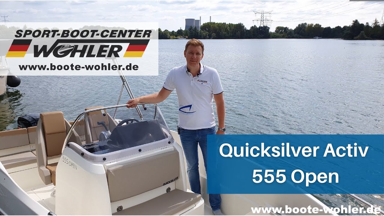 Quicksilver Activ 555 Open - Mercury F115 ELPT Pro XS EFI - Sport-Boot-Center Wohler