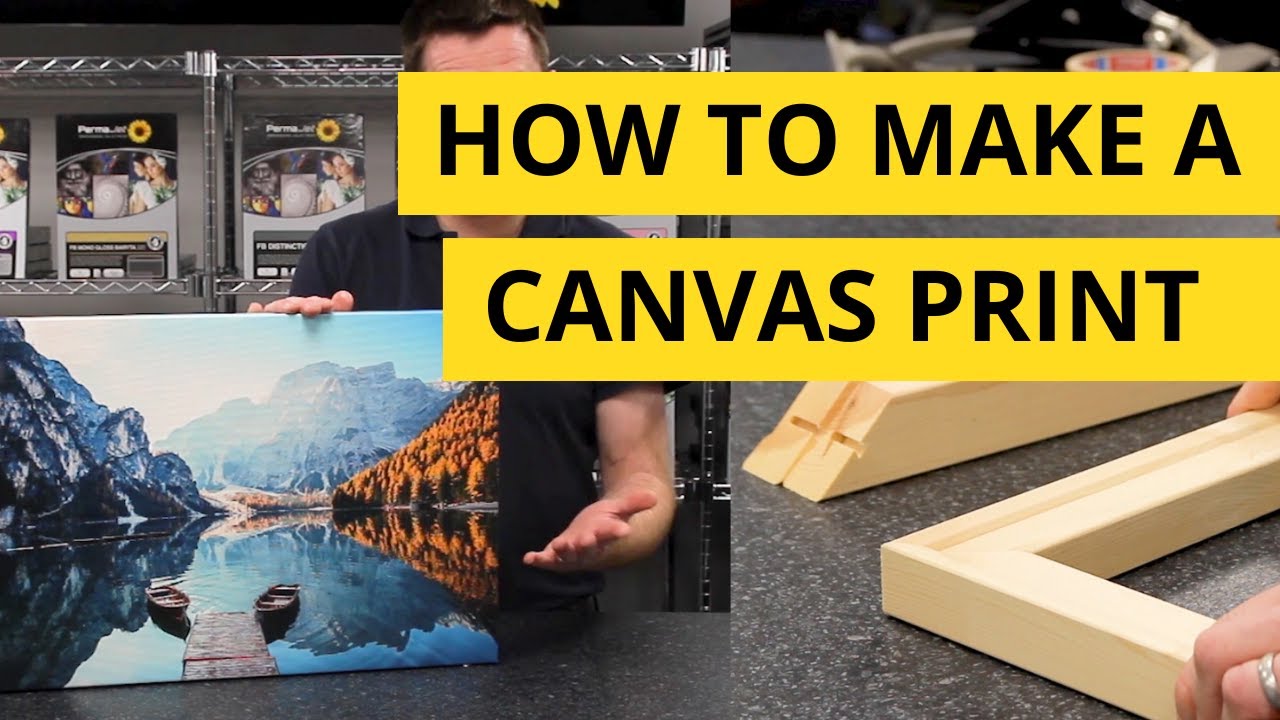 How To Make A Canvas | Varnishing & Wrapping
