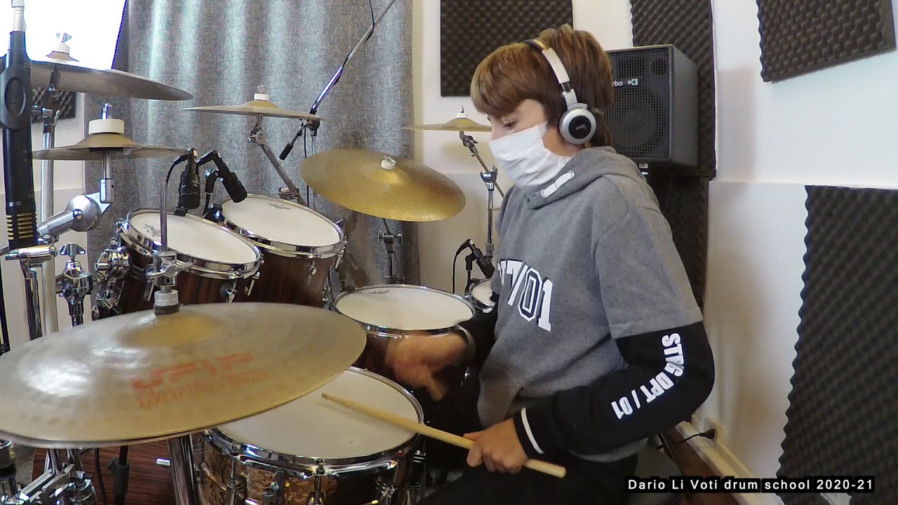 Se Telefonando, Marco Godino drum cover - Dario Li Voti Drum School