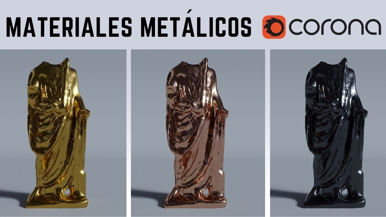 Cómo crear MATERIALES de METAL ⚜️ | TUTORIAL de Corona Render & 3dsmax