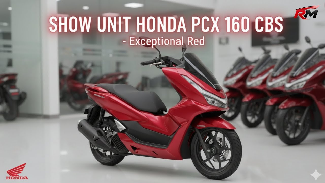 PCX 160 CBS - Exceptional red  - Show unit