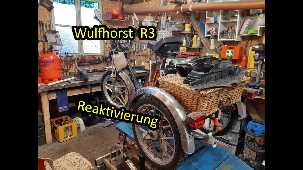 Wulfhorst R3 | Hercules Prima Dreirad | Reaktivierung nach langer Standzeit | Teil 2