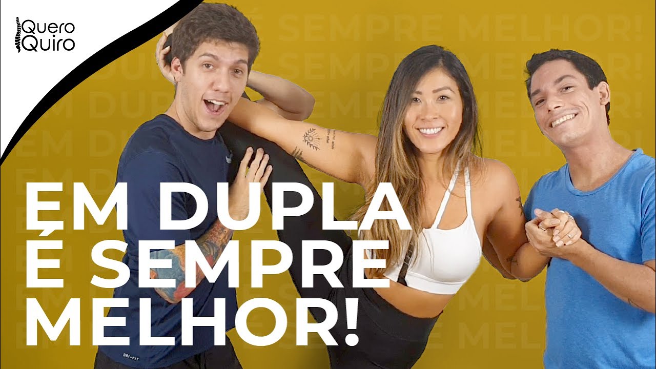 Exercícios pra quarentena - Aula 4 Alongamento em dupla #treinecomigo
