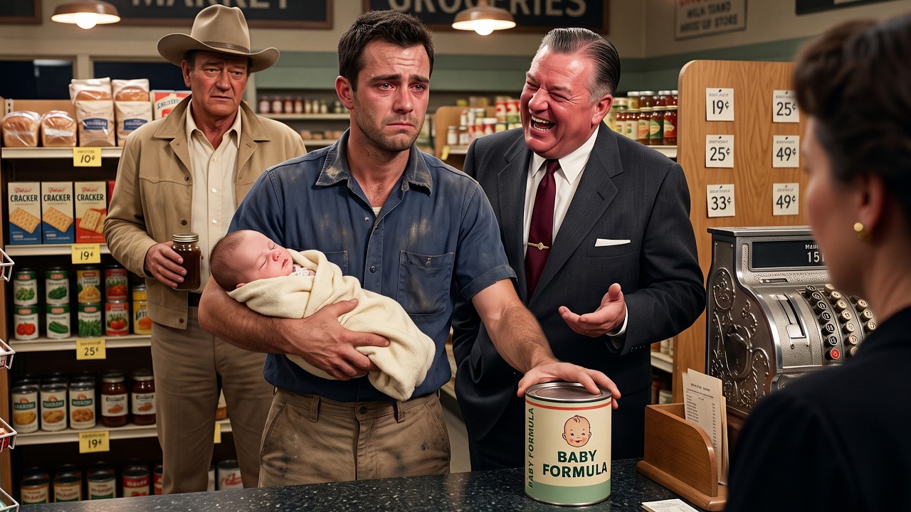 A Billionaire Mocked a Poor Single Dad Returning Baby Formula &mdash; What John Wayne Did Shocked Everyone