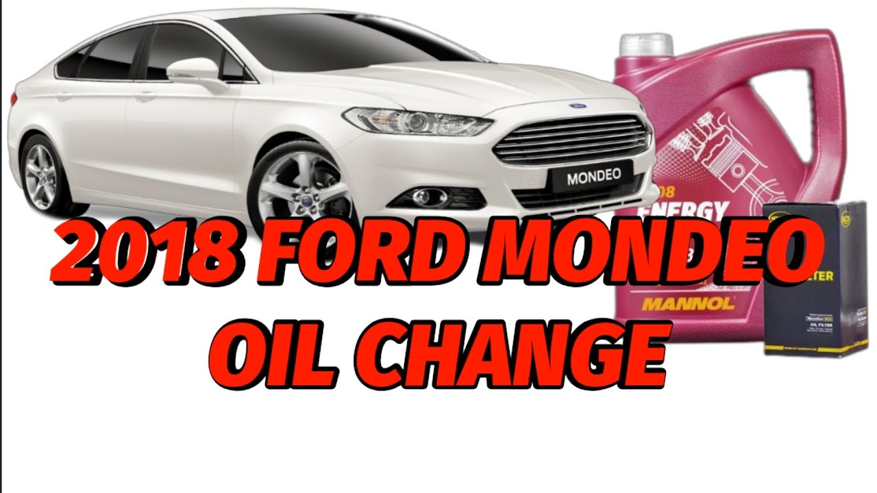 Замена масла в Ford Mondeo 2018 года