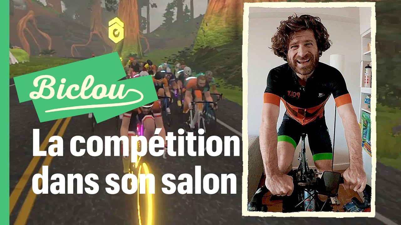 Mont Everest, Tour de France... avec les champions cyclistes en home-trainer